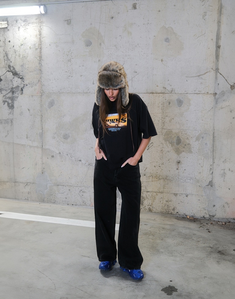 TEES Hawkers213 CARGO TEE - Black