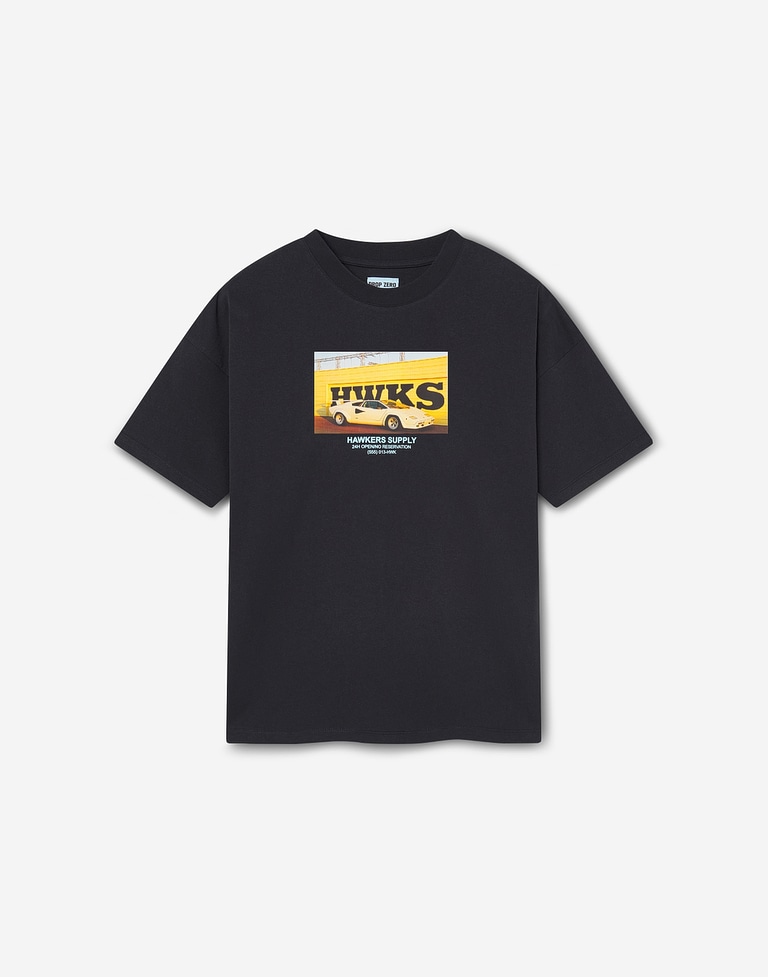 TEES Hawkers213 CARGO TEE - Black
