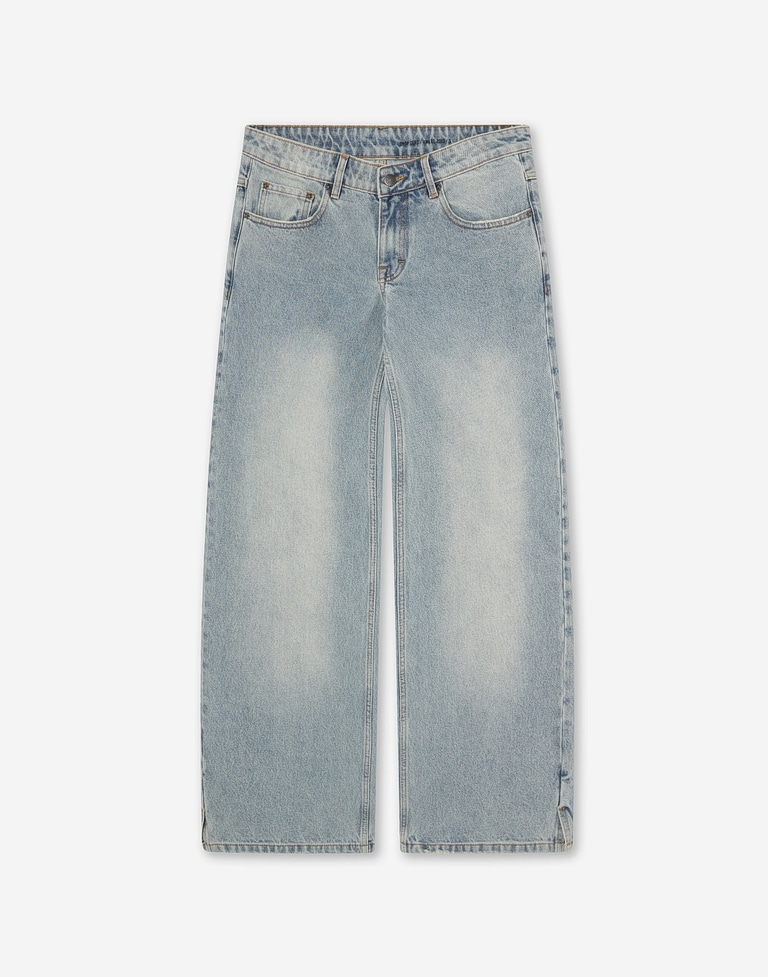 PANTS Hawkers213 HWK DIRTY DENIM - Dirty Light Blue