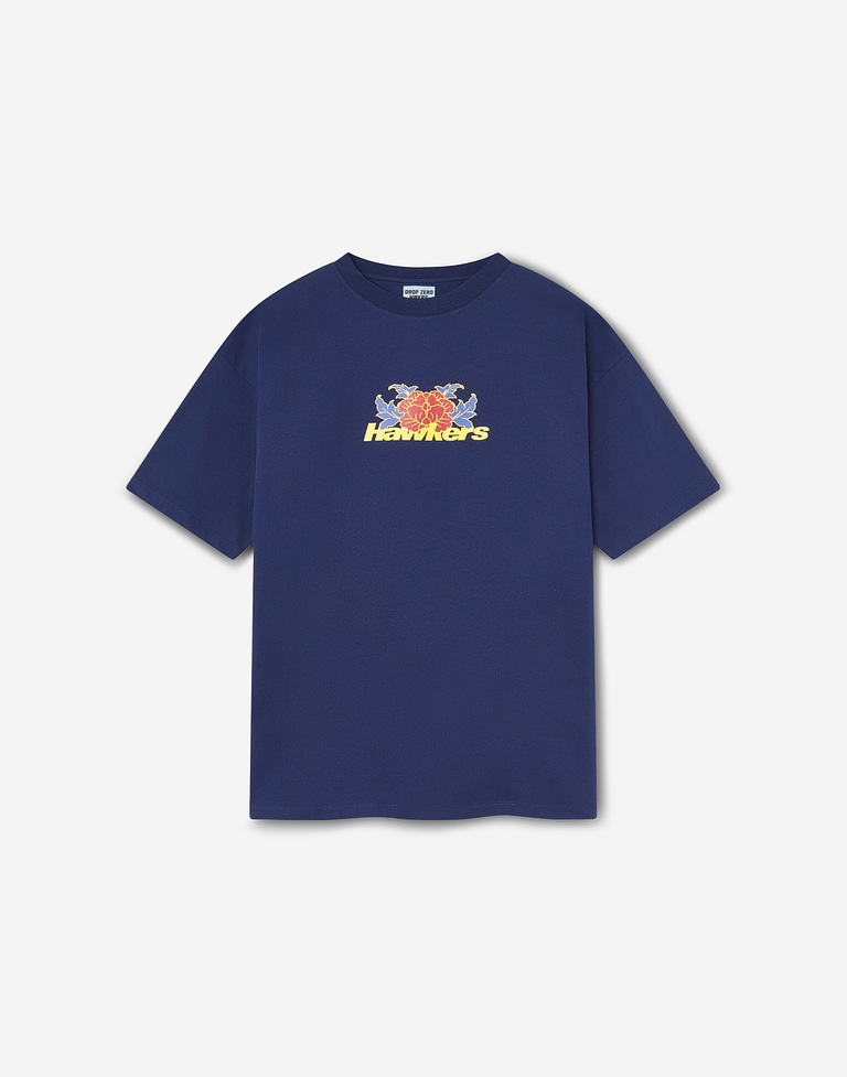 TEES Hawkers213 BLOSSOM TEE - Navy