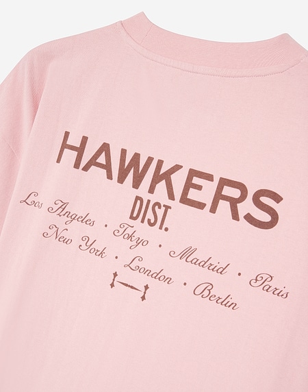TEES Hawkers213 CITY TEE - Pale Pink