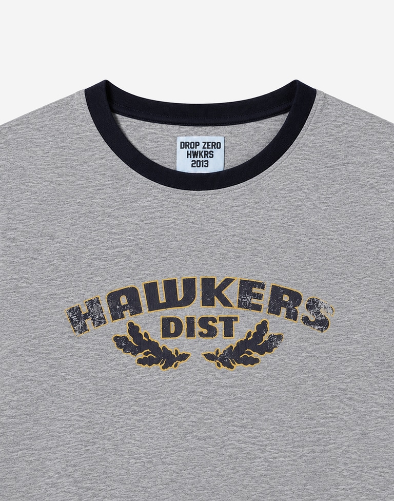 TEES Hawkers213 POLE TEE - Grey