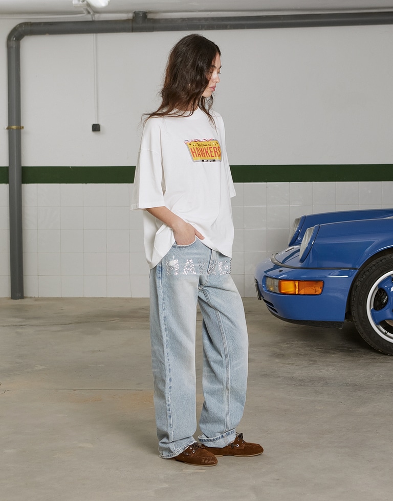 TEES Hawkers213 FAST CARS TEE - Ecru