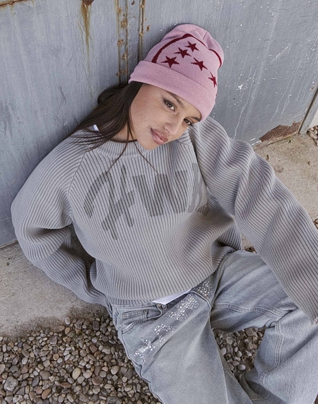 Caps Beanies Hawkers213 STAMP BEANIE - Pink