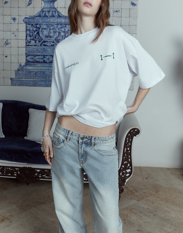 TEES Hawkers213 CITY TEE - White