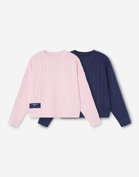 KNITWEAR Hawkers213 CABLE KNIT - Pink