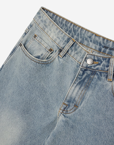 PANTS Hawkers213 HWK DIRTY DENIM - Dirty Light Blue