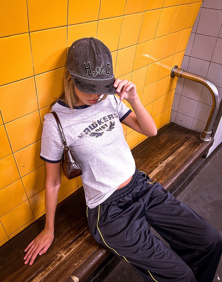 TEES Hawkers213 POLE TEE - Grey