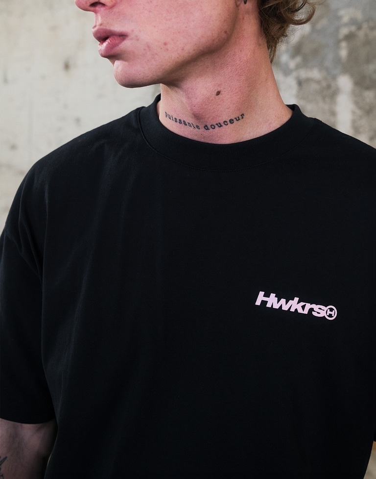 TEES Hawkers213 BOLD TEE - Black