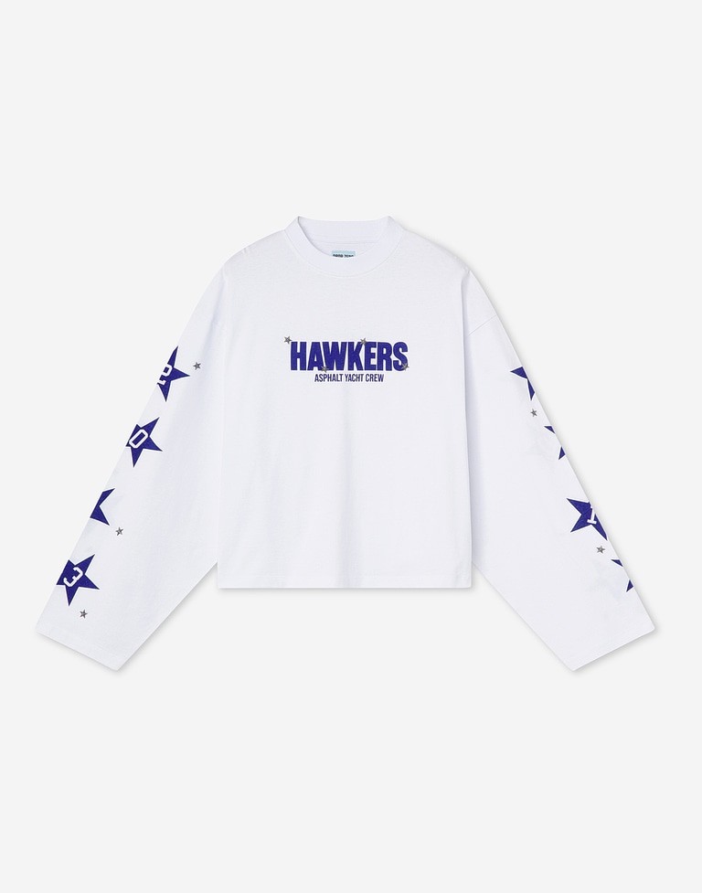 LONGSLEEVE Hawkers213 ALL STAR LS TEE - White