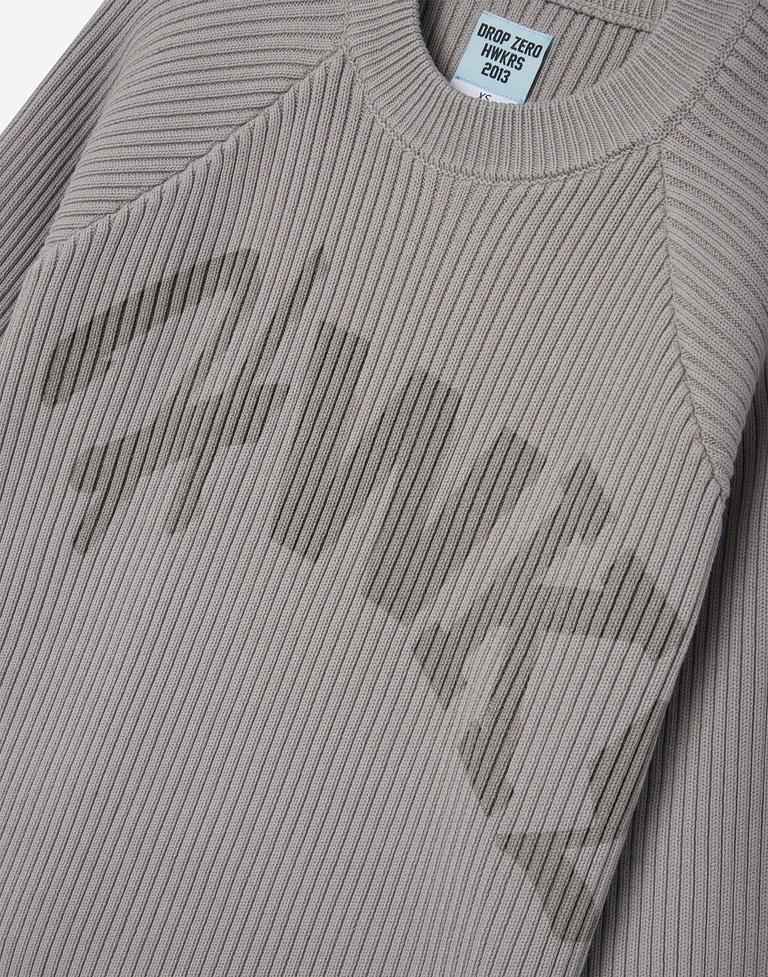 LONGSLEEVE Hawkers2013 HWKS KNIT - Washed Grey