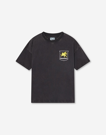 TEES Hawkers213 GAS TEE - Washed Black