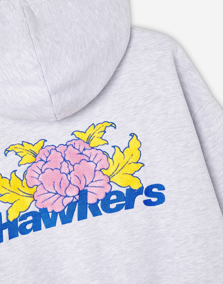 HOODIES Hawkers213 BLOSSOM HOODIE - Grey Melange