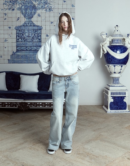 HOODIES Hawkers213 CLASSIC HOODIE - Grey Melange