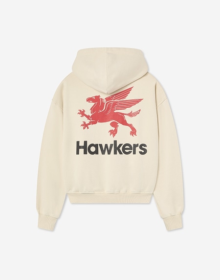 HOODIES Hawkers213 GAS HOODIE - Washed Ecru