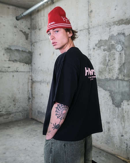 TEES Hawkers213 BOLD TEE - Black