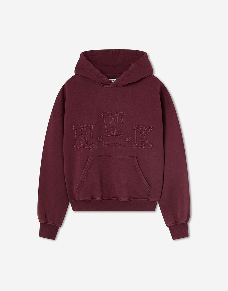 HOODIES Hawkers213 HWK HOODIE - Washed Burgundy