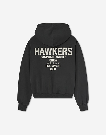 HOODIES Hawkers213 CLASSIC HOODIE - Washed Black