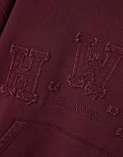 Hawkers HWK HOODIE - Washed Burgundy w150