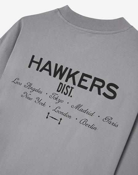 TEES Hawkers213 CITY TEE - Grey