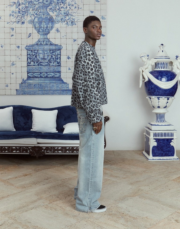 LONGSLEEVE Hawkers2013 SAUVAGE LONGSLEEVE - Grey Leopard