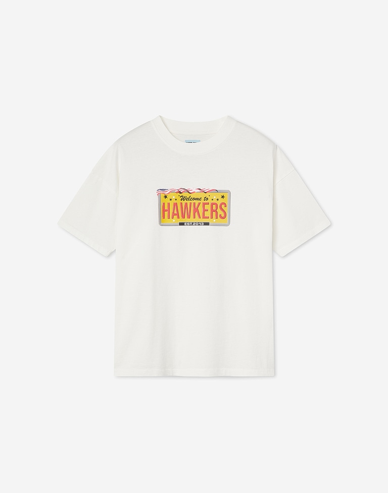 TEES Hawkers213 FAST CARS TEE - Ecru