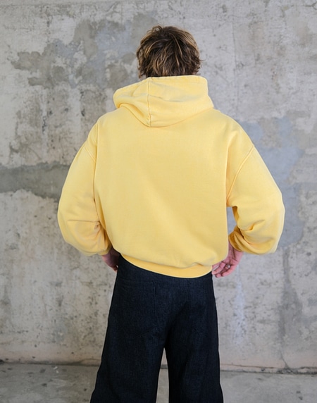 HOODIES Hawkers213 POLE ZIPPER - Washed Yellow