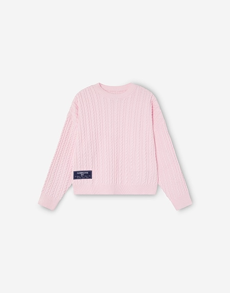 KNITWEAR Hawkers213 CABLE KNIT - Pink