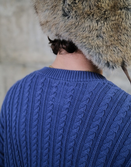 KNITWEAR Hawkers213 CABLE KNIT - Navy