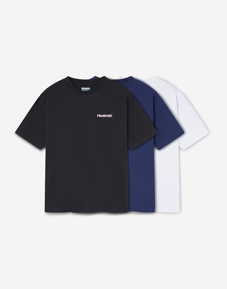 TEES Hawkers213 BOLD TEE - Black