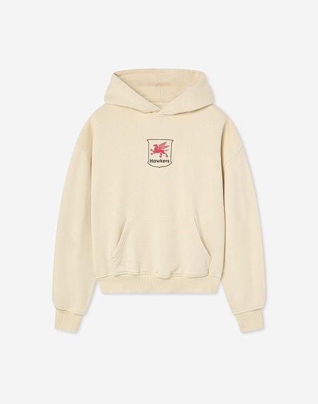 HOODIES Hawkers213 GAS HOODIE - Washed Ecru