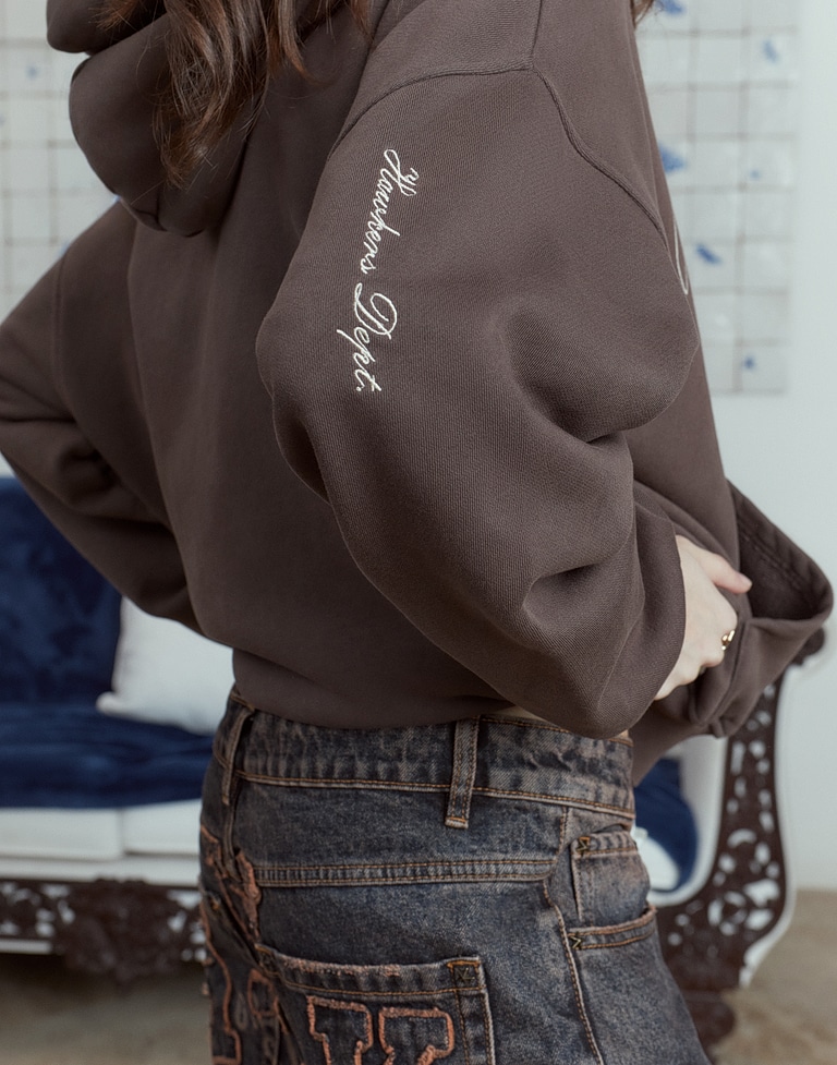 HOODIES Hawkers213 HWKS HOODIE - Washed Brown