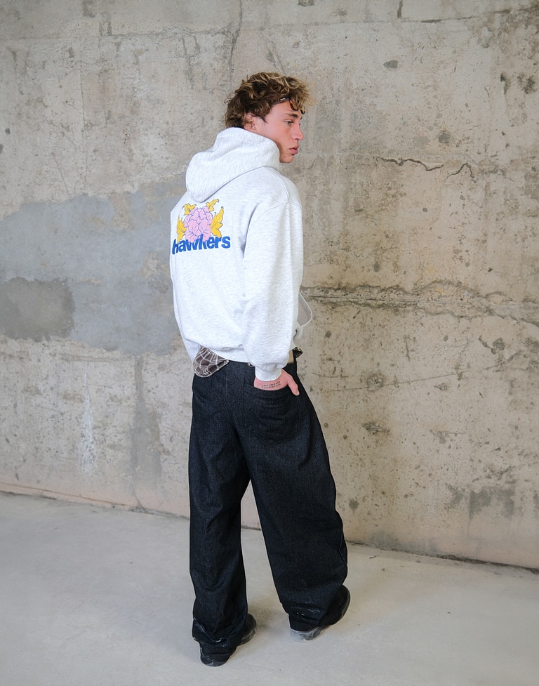 HOODIES Hawkers213 BLOSSOM HOODIE - Grey Melange