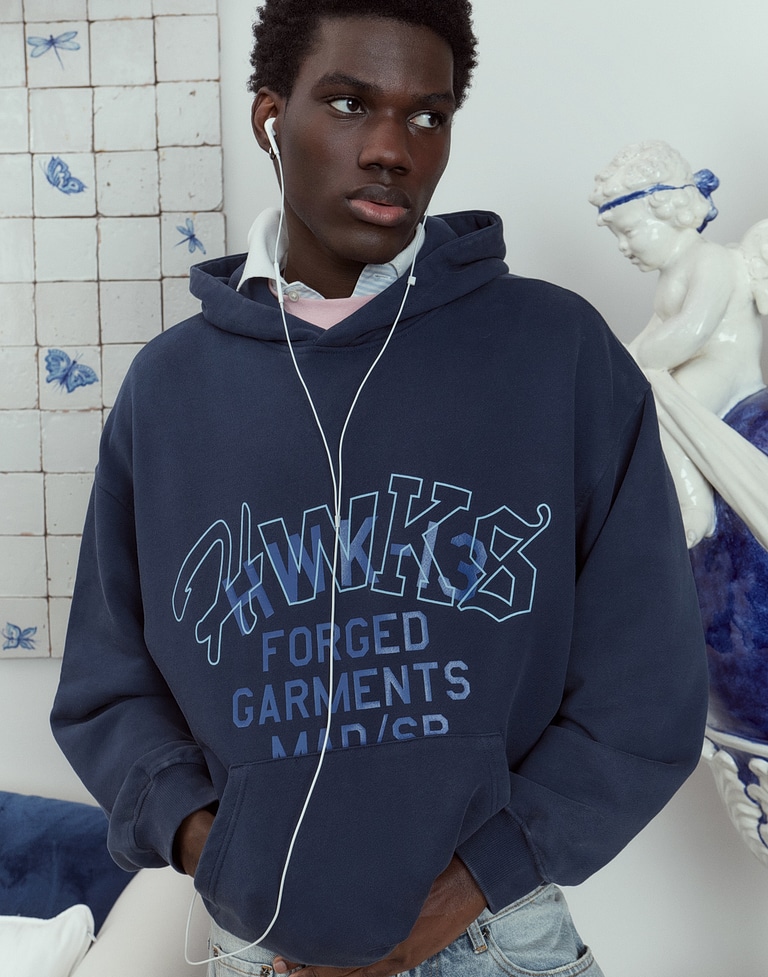 HOODIES Hawkers213 HWKS HOODIE - Washed Navy