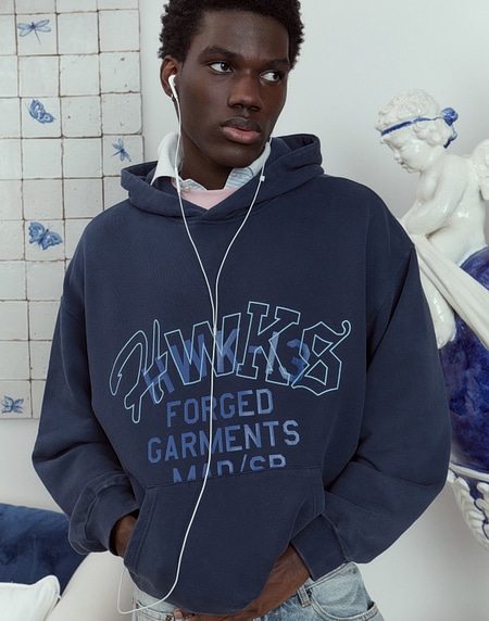 HOODIES Hawkers213 HWKS HOODIE - Washed Navy