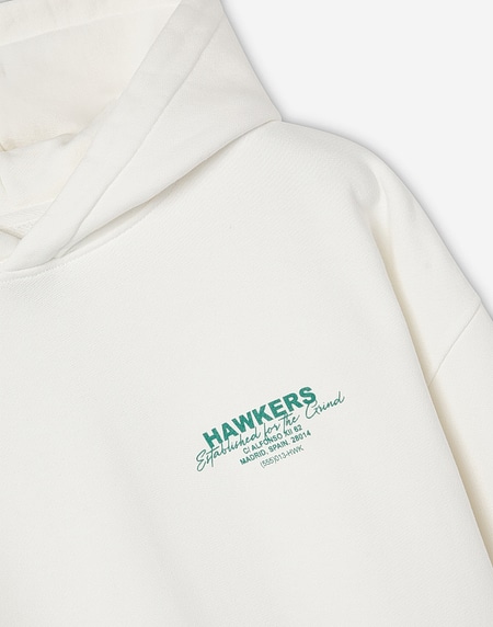 HOODIES Hawkers213 GRIND HOODIE - Ecru