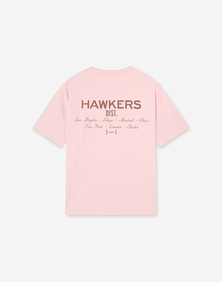 TEES Hawkers213 CITY TEE - Pale Pink