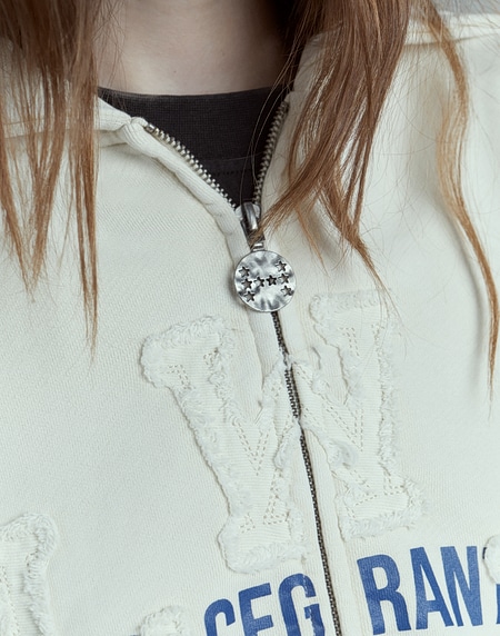 HOODIES Hawkers2013 RODEO ZIPPER - Ecru