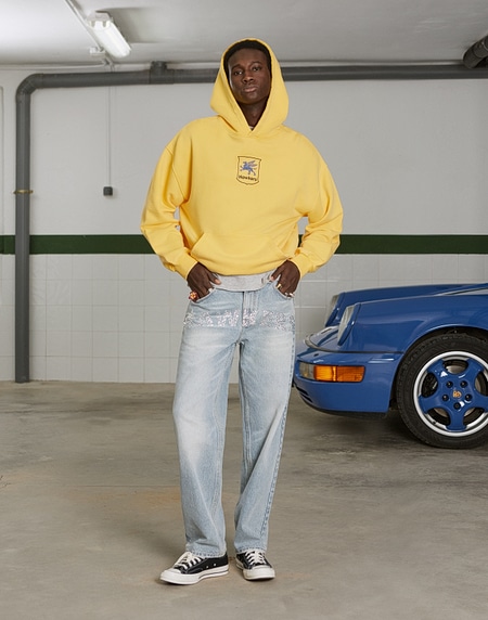 HOODIES Hawkers213 GAS HOODIE - Washed Yellow