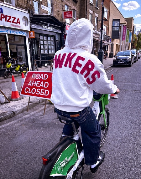 HOODIES Hawkers213 FAMOUS ZIPPER - Ecru