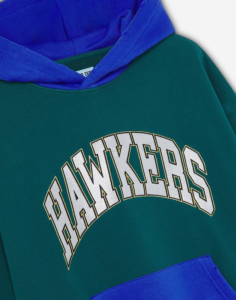 HOODIES Hawkers213 2013 HOODIE - Green/Blue