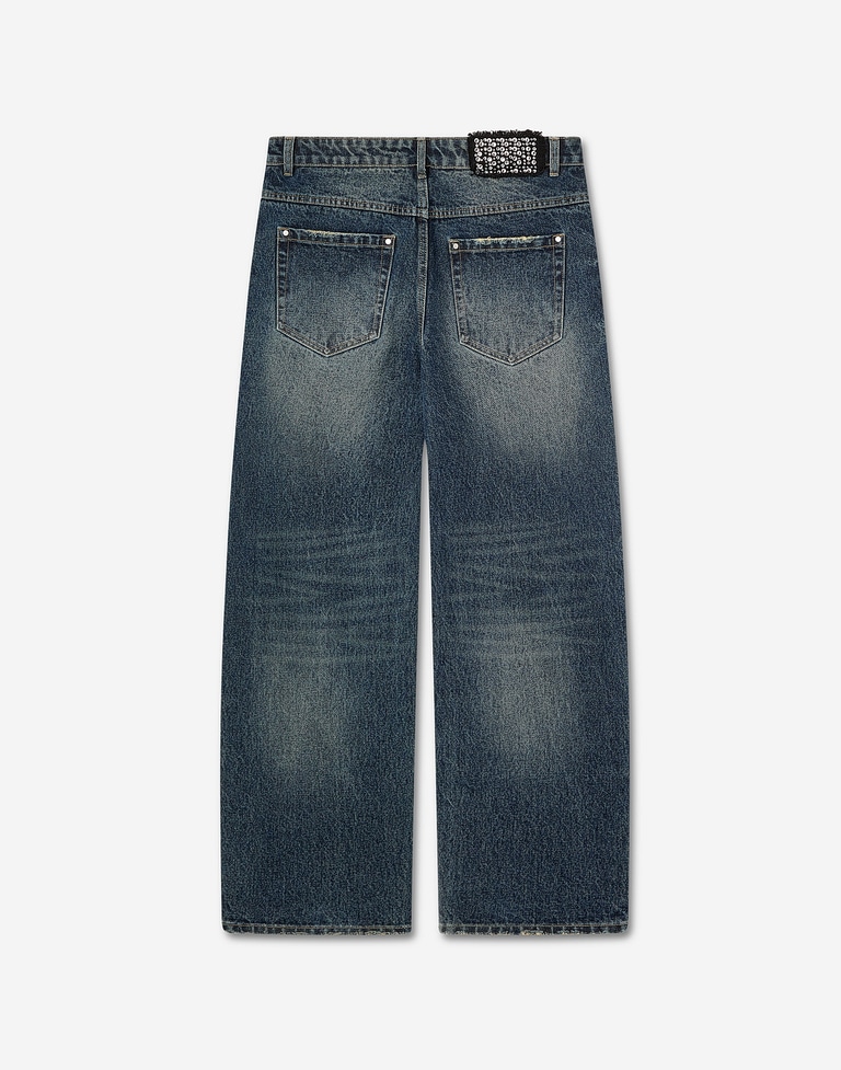 PANTS Hawkers213 STRASS DENIM - Indigo