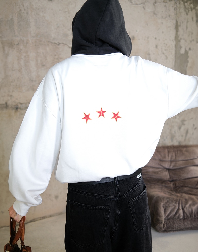 HOODIES Hawkers213 2013 HOODIE - Ecru/Black