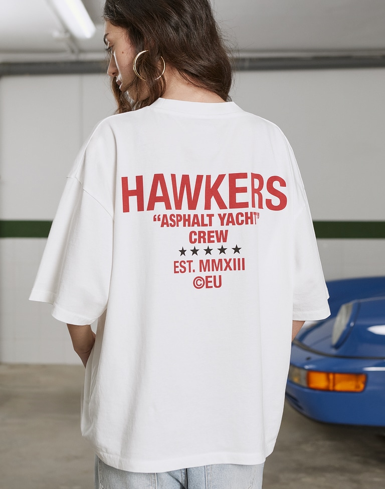 TEES Hawkers213 FAST CARS TEE - Ecru