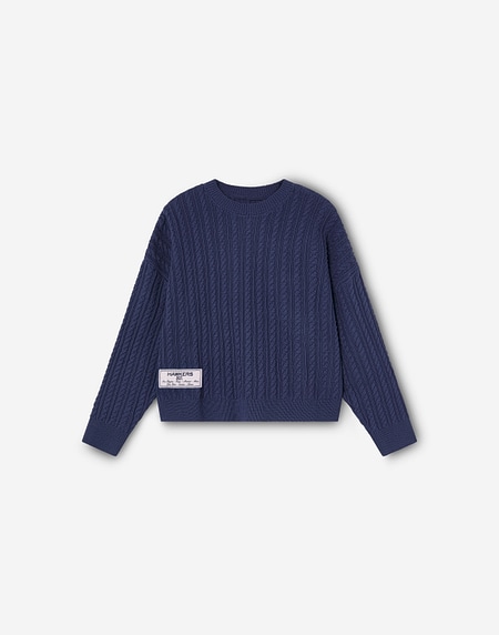 KNITWEAR Hawkers213 CABLE KNIT - Navy