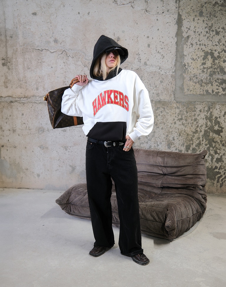 HOODIES Hawkers213 2013 HOODIE - Ecru/Black