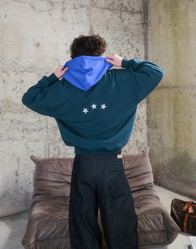 HOODIES Hawkers213 2013 HOODIE - Green/Blue