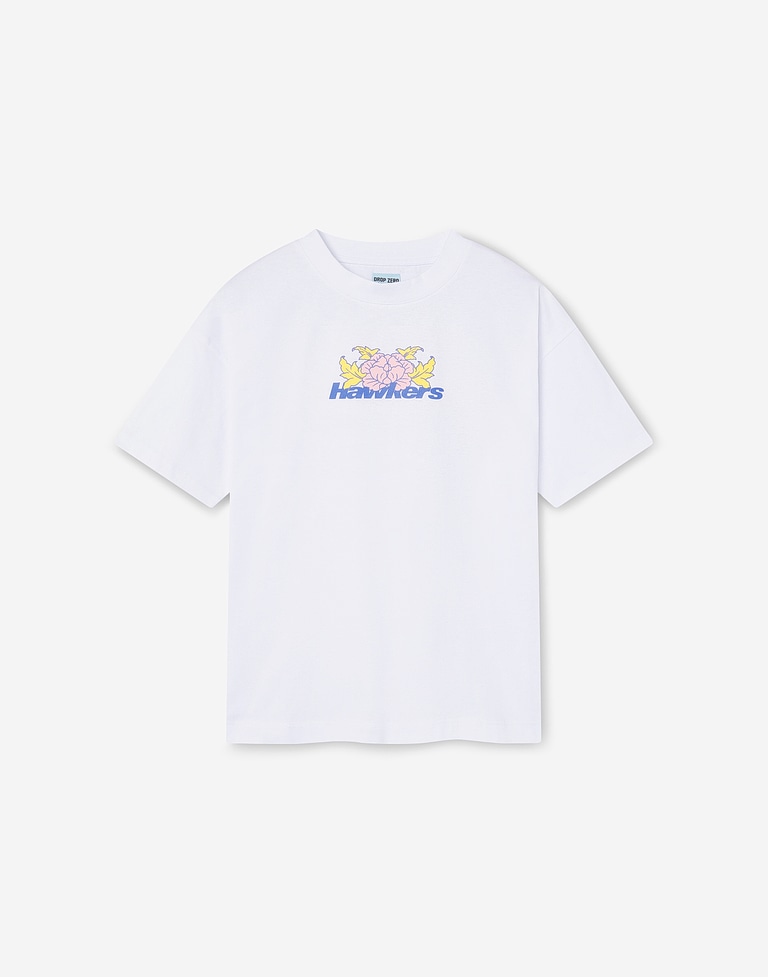 TEES Hawkers213 BLOSSOM TEE - White