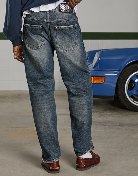 PANTS Hawkers213 STRASS DENIM - Indigo