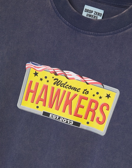 TEES Hawkers213 FAST CARS TEE - Washed Navy